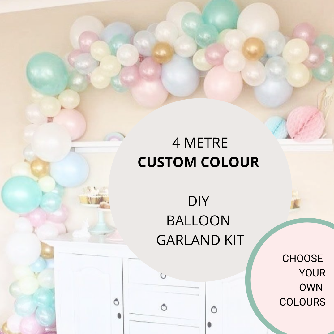 4 Mtr Balloon Garland Kit - Custom Colours