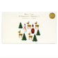 Honeycomb Christmas Character Decorations - Set of 10