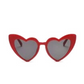 Heart Shaped Sunglasses - Red