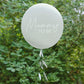 Mummy To Be Baby Shower Balloon with Botanical Tail