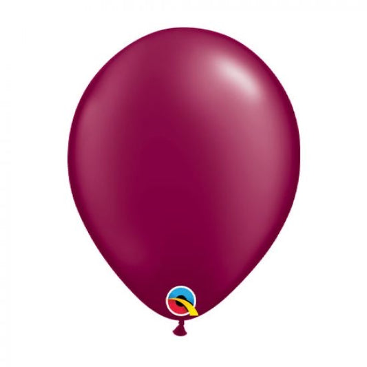 30cm Pearl Burgundy Balloon