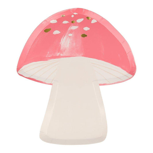 Fairy Mushroom Plates - Pack of 8