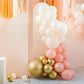 Peach and Gold Balloon Arch Kit
