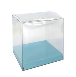 Clear Favour Party Box Pastel Blue - Pack of 10