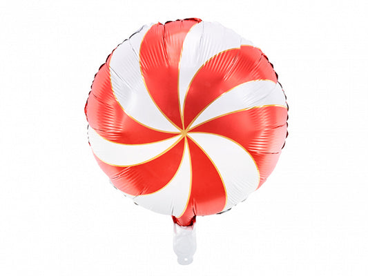 Candy Swirl Balloon - Red