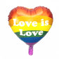 Love is Love Heart Balloon