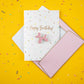 Sprinkle Birthday Card with Balloon Dog Enamel Badge