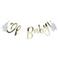 'Oh Baby' Gold Script Bunting
