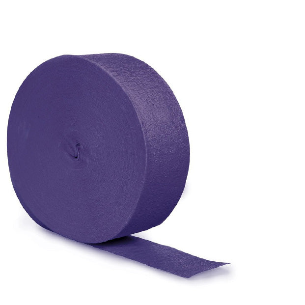 Purple Crepe Streamer - 24m