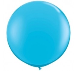 90cm Jumbo Round Balloon - Robins Egg Blue