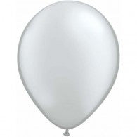 30cm Metallic Silver Balloon