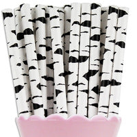 Paper Straws - Zebra Print